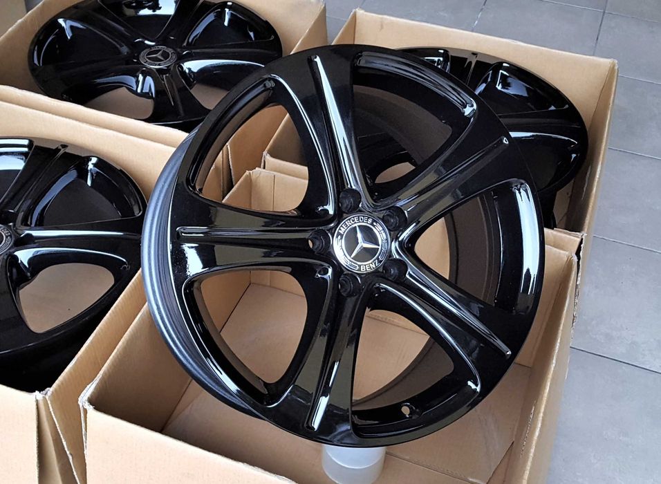 Alufelgi 18 5x112 Czarne Mercedes A B C E S V CLA CLK GLK ML Vito 862#