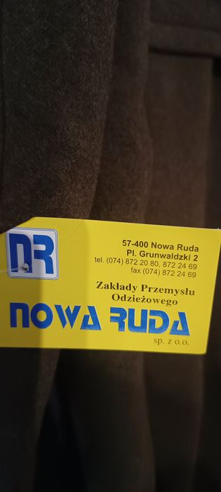 Płaszcz sukienny wojskowy oficerski wojsk lądowych NOWY  201A/MON