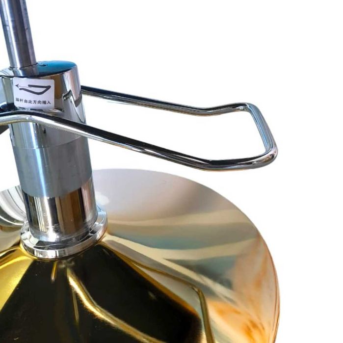 Cadeiras Hidráulicas em Dourado (NOVAS)