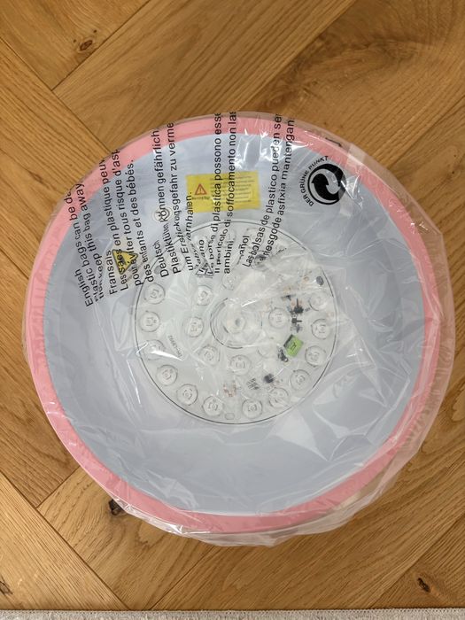 Lampa różowa plafon dziecięcy