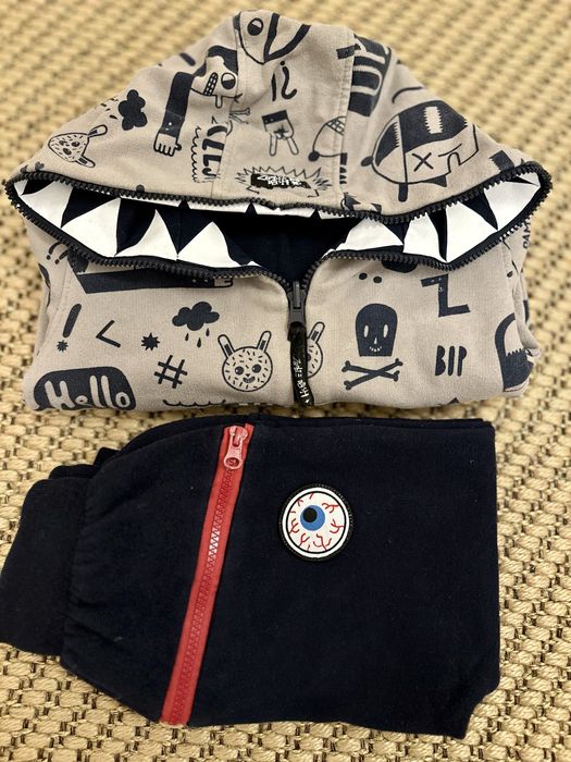 Zombie dash komplet bluza spodnie 4-5lat