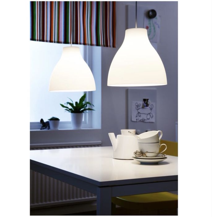 Candeeiros de teto branco 38cm