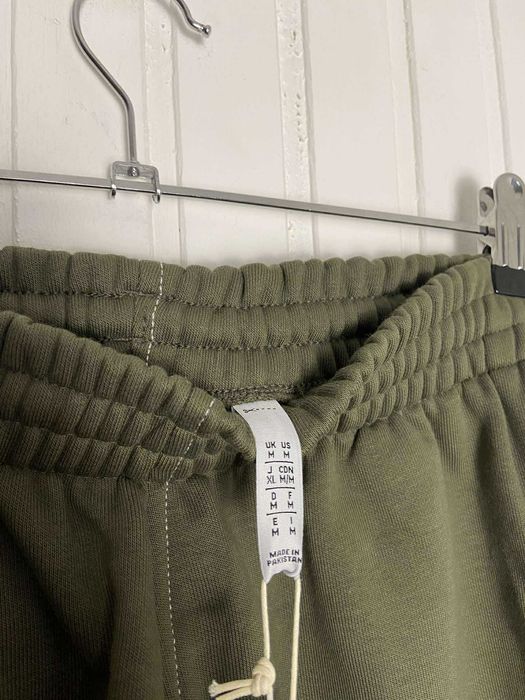 Dresy joggers męskie adidas zielone bawełniane org M