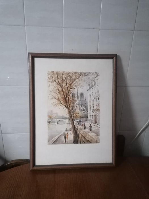 Quadro moldura Paris