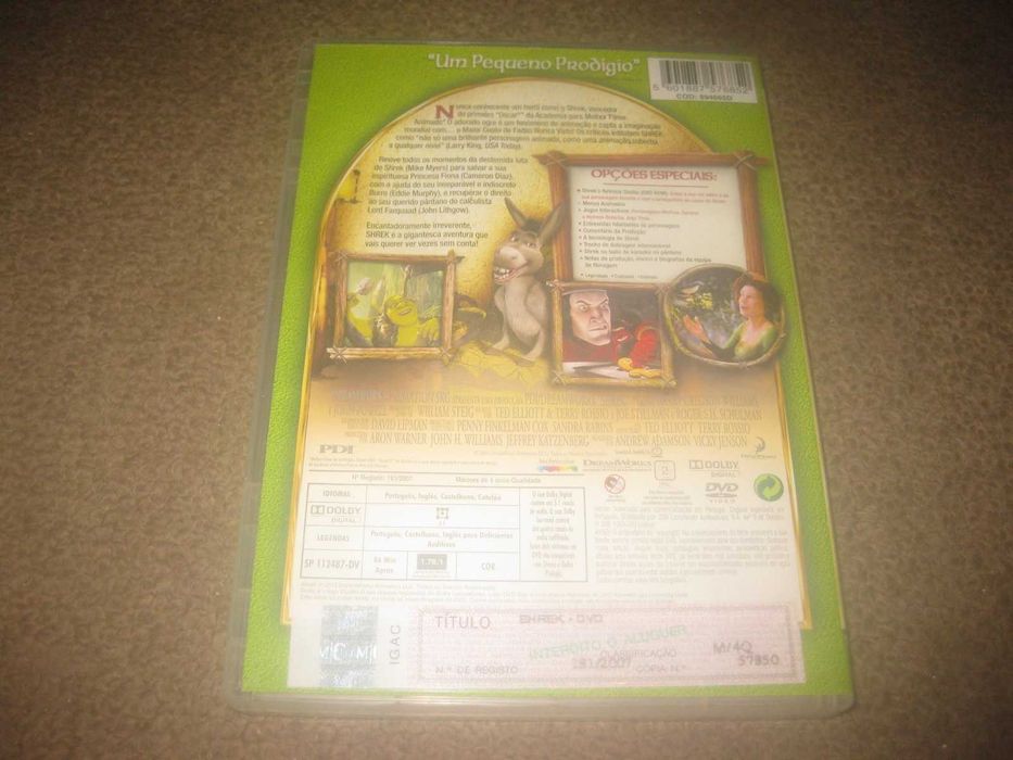 DVD "Shrek" com Eddie Murphy (Voz)