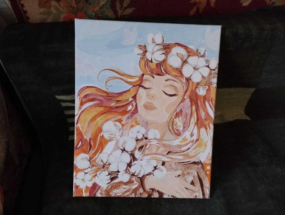Рамка Багет для картины   Картина - ВЕСНА 50* 40