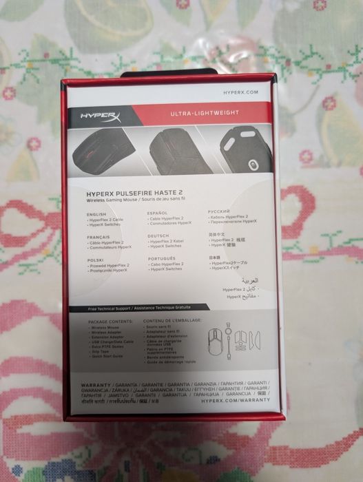 HyperX Pulsefire Haste 2 Wireless – Novo e Selado
