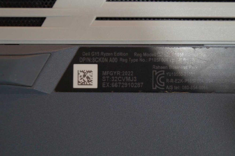 ГАРАНТІЯ Dell G15 (120Гц/Ryzen 5 5600H/RAM 16/SSD 512/RTX 3050)TVOYO