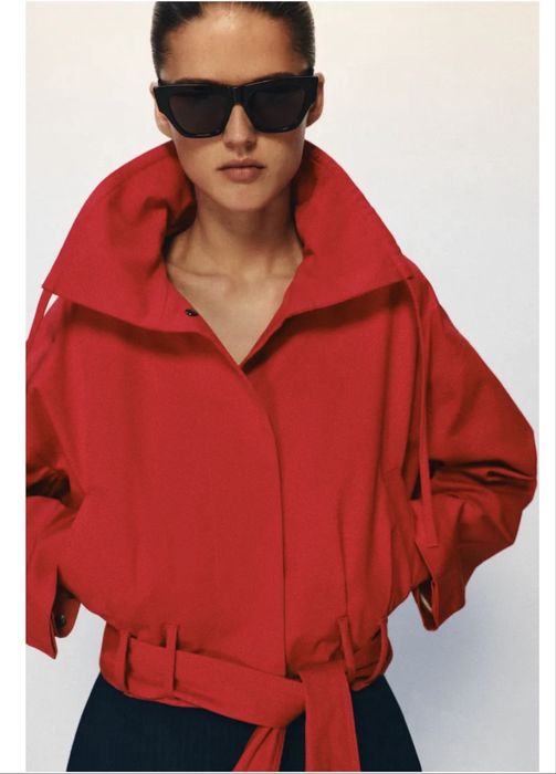 Куртка вітровка ZARA ZW Collection червона нова
