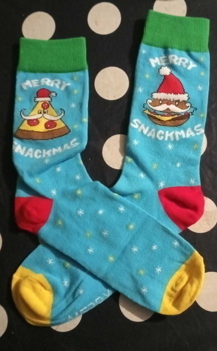 Conjunto boxer e meias de natal