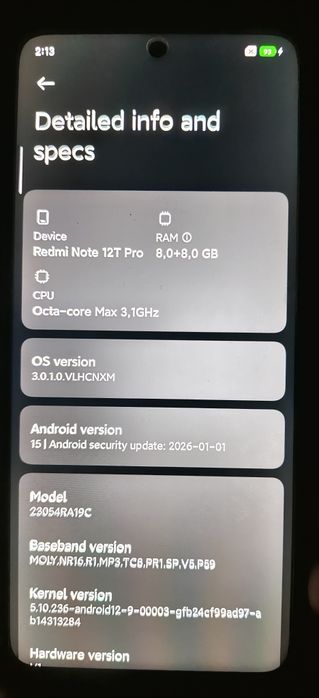 Продам redmi note 12t pro 8/256