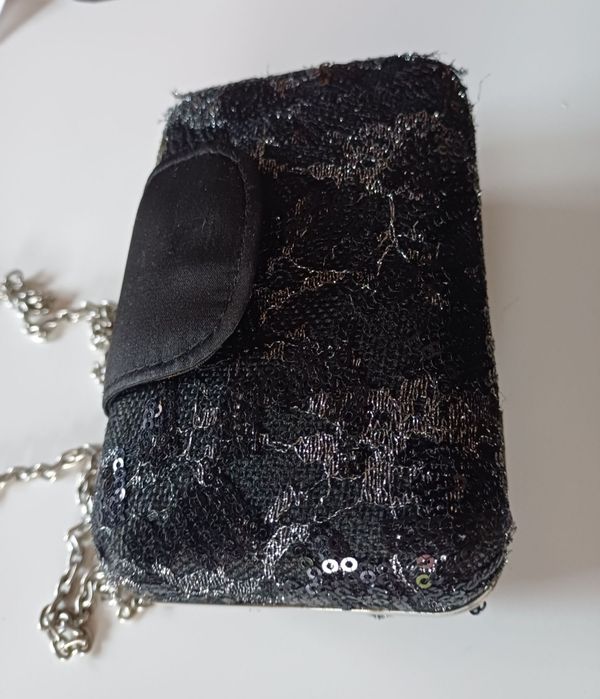 Torebka PAULA SOLER wizytowa na lancuszku