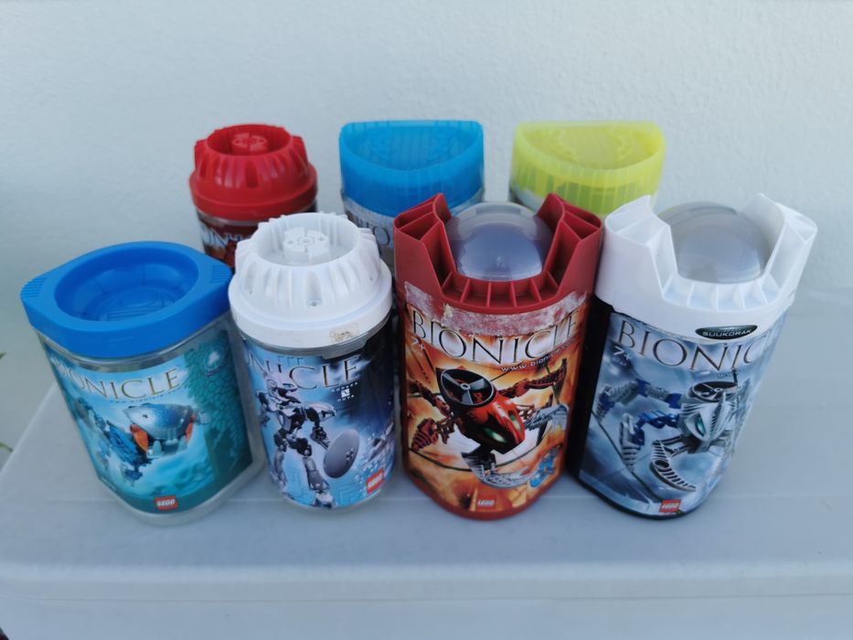 7 caixas de Bionicle - VAZIAS!!!64861541344642121