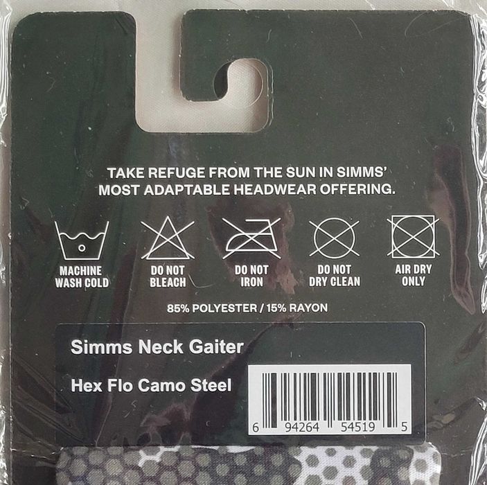 Сонцезахисна балаклава Simms Neck Gaiter  - UPF 50+