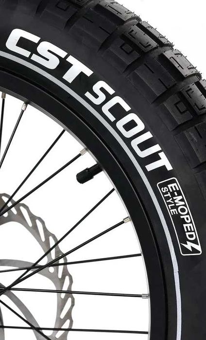 Bicicleta elétrica Onemile Scrambler S PRO Fat Bike 1300W para dois passageiros, aro 20"