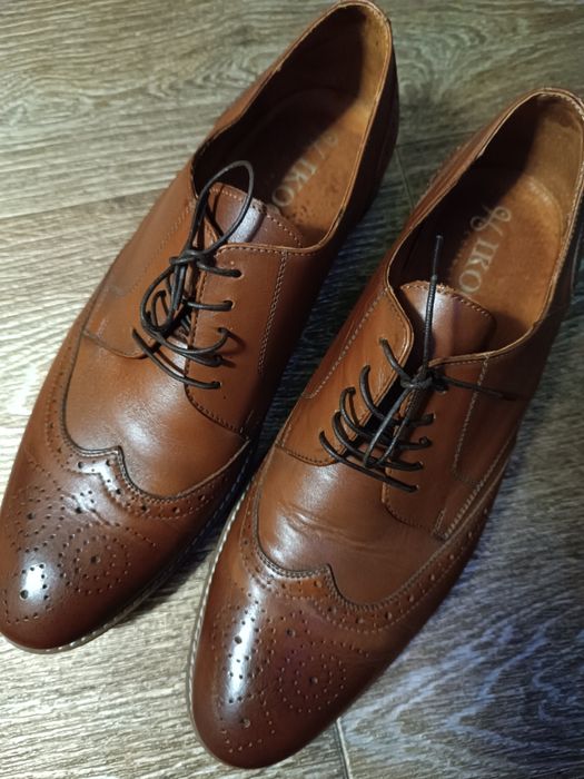 Мужские кожаные туфли Ikos, броги