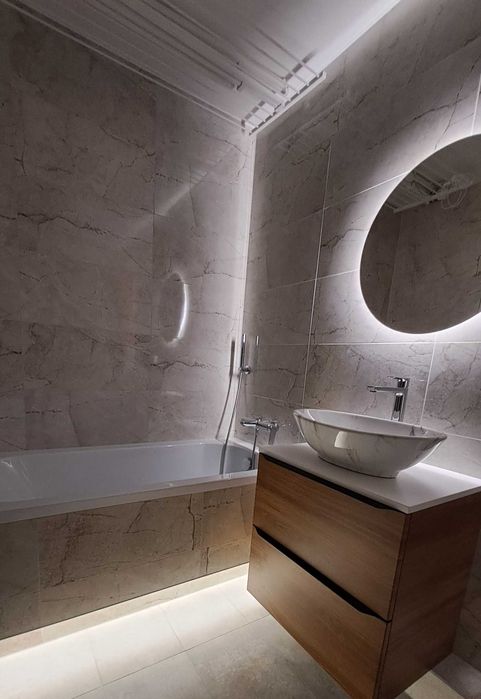 Wykończenia wnętrz usługi remontowe łazienki gładzie malowanie tynki.