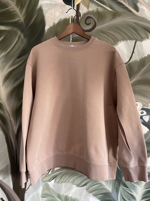 Bluza Zara rozmiar S pudrowy róż z rozcięciami na rękawach