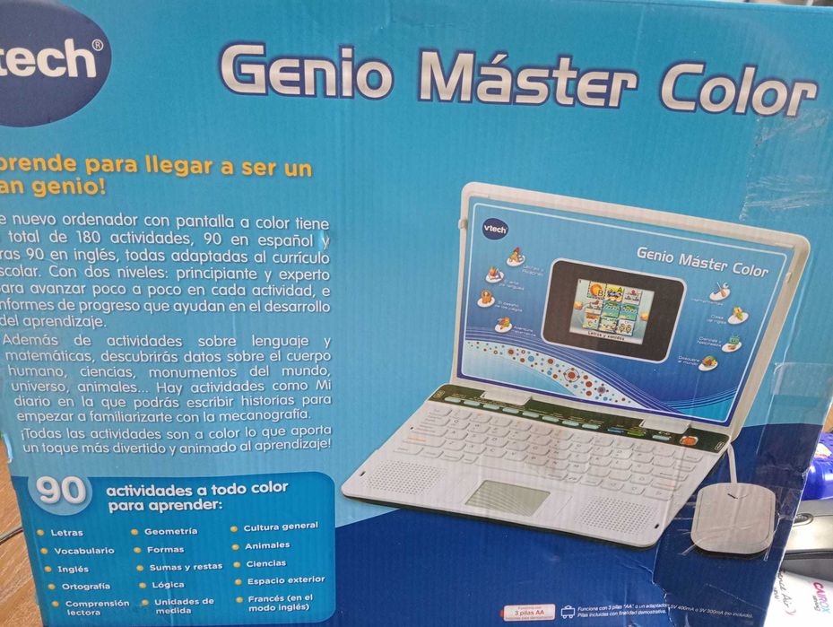 Computador Infantil VTech Genio Máster Color Bilingue (Inglês/Espanhol)