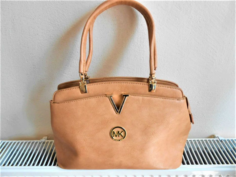 Torebka z logo MIchael Kors -Beżowa