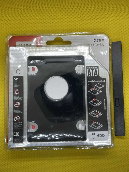 Карман (Optibay Caddy) для второго SSD HDD в ноутбук (12.7 мм)