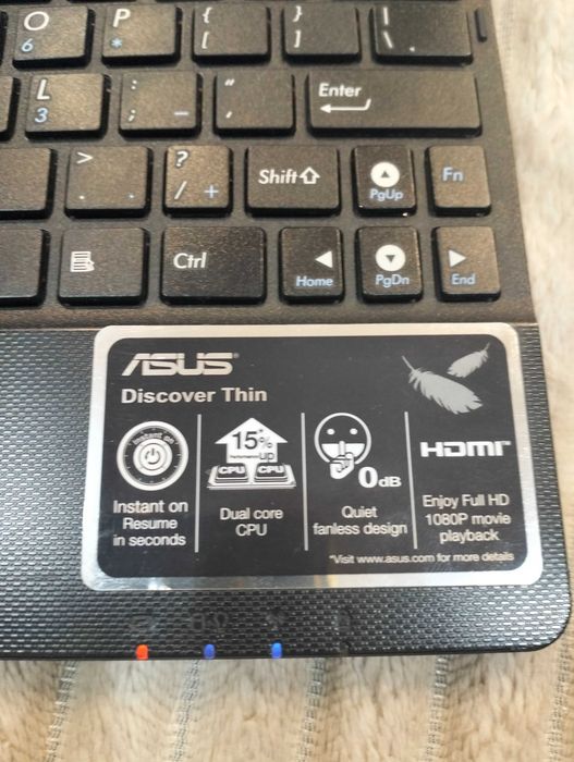 Laptop asus eee pc x10
