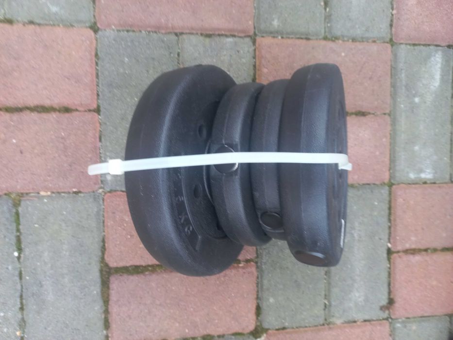 Ciężarki na siłownię nowe,bitumiczne