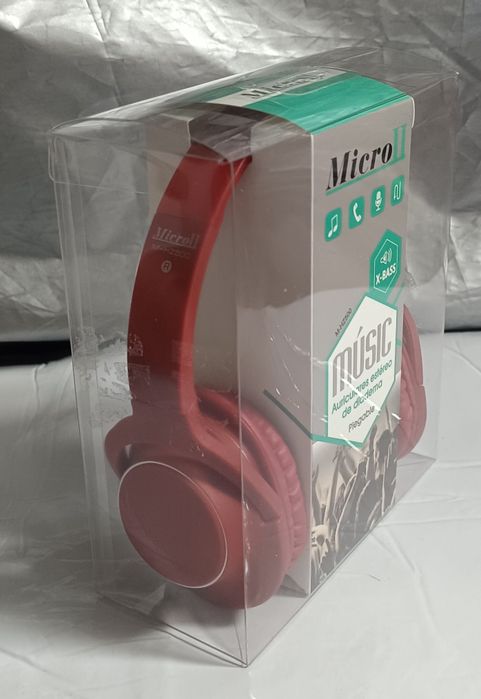 Fones de ouvido estéreo com microfone integrado