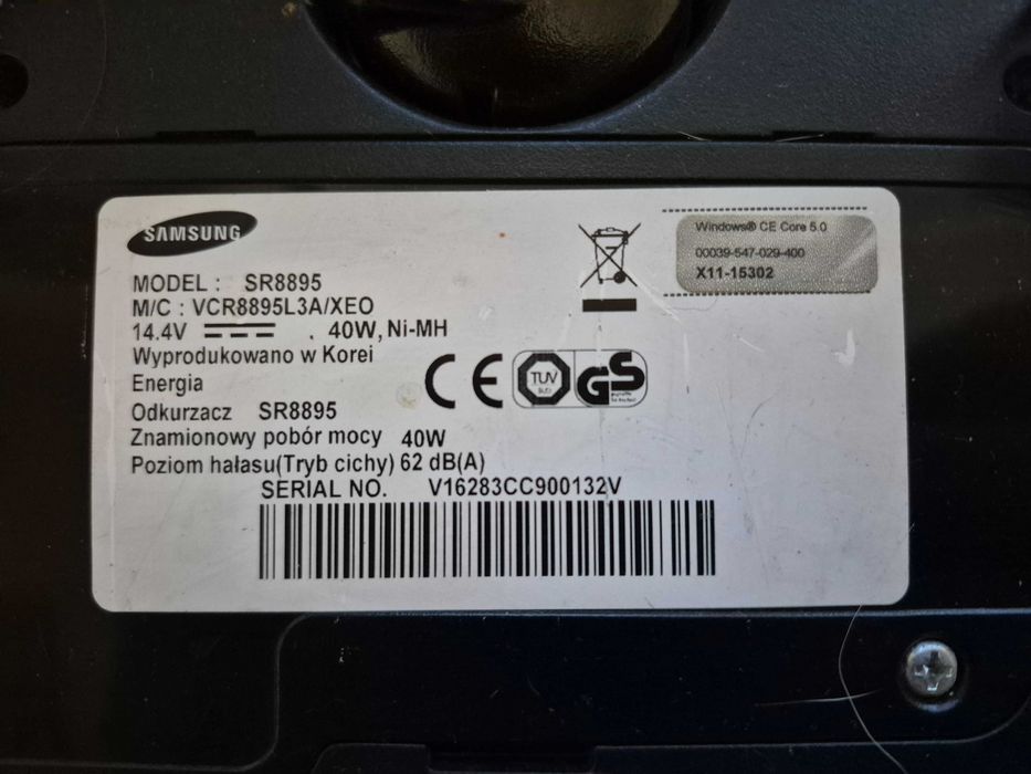 Robot sprzątający Samsung Navibot Silencio Sr8895