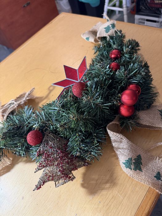 Dekoracja świąteczna do zawieszenia na drzwi szer 43cm