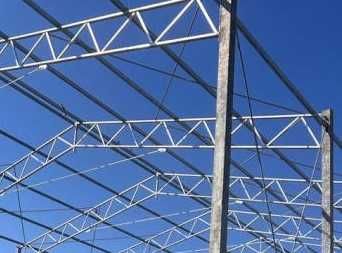 Konstrukcja stalowa -  Wiata  6 x 10 - 6x12 Możliwość innych wymiarów.