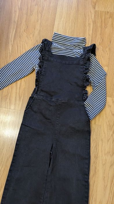 Комбінезон джинсовий, джинси на дівчинку 6-7 років