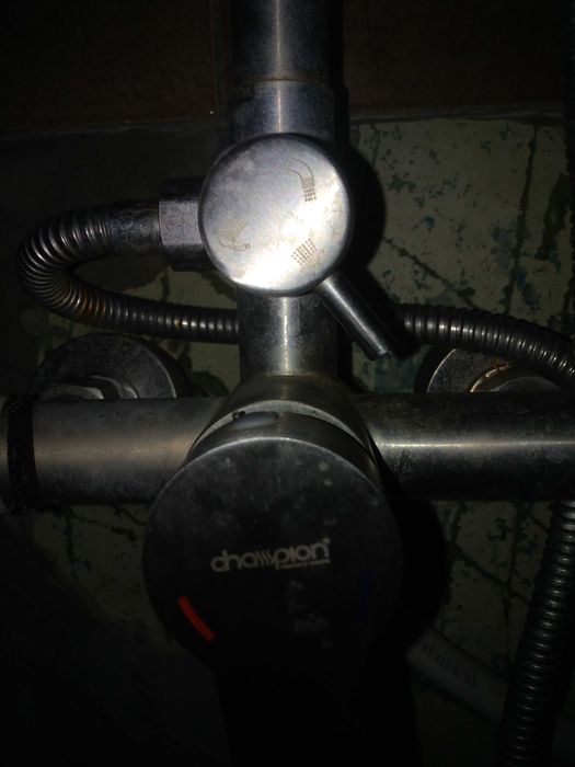 2500+1000 бойлер на 80 л душевая стойка нерж