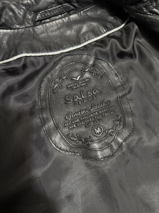 Casaco Salsa Jeans em Pele Genuína - Mulher