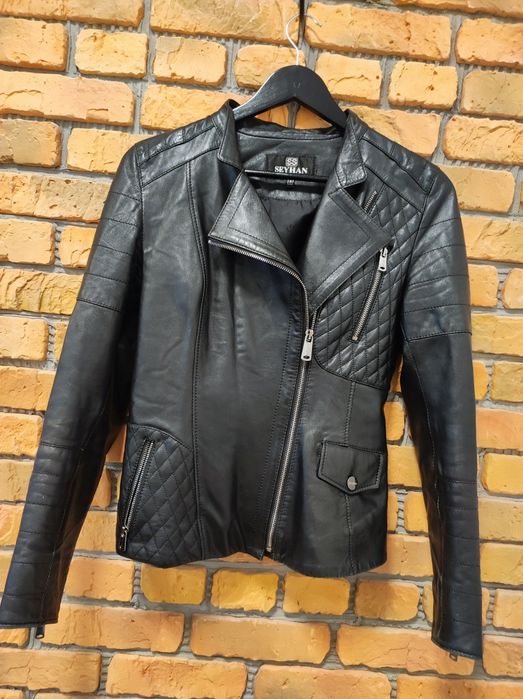 Шкіряна курта жіноча розмір S