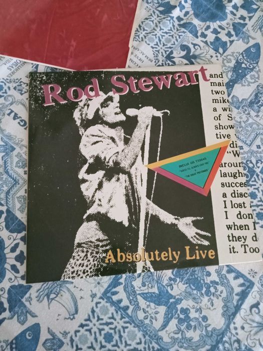 LP Duplo,Rod Stewart absolutely live