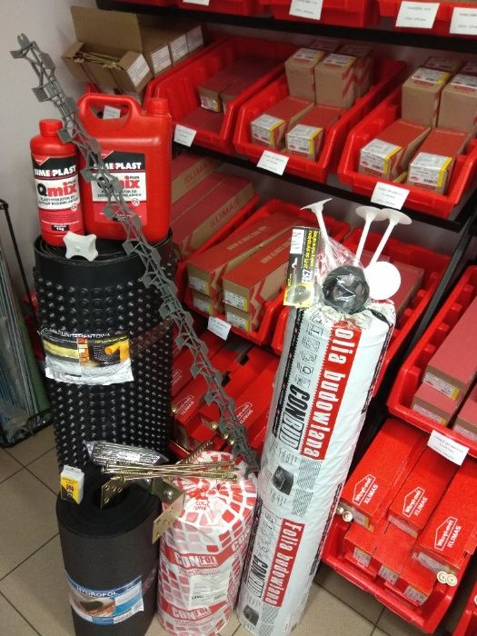 Folia kubełkowa, izolacyjna, budowlana, fundamentowa