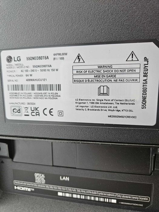 Televisao Smart LG 55' / 139cm