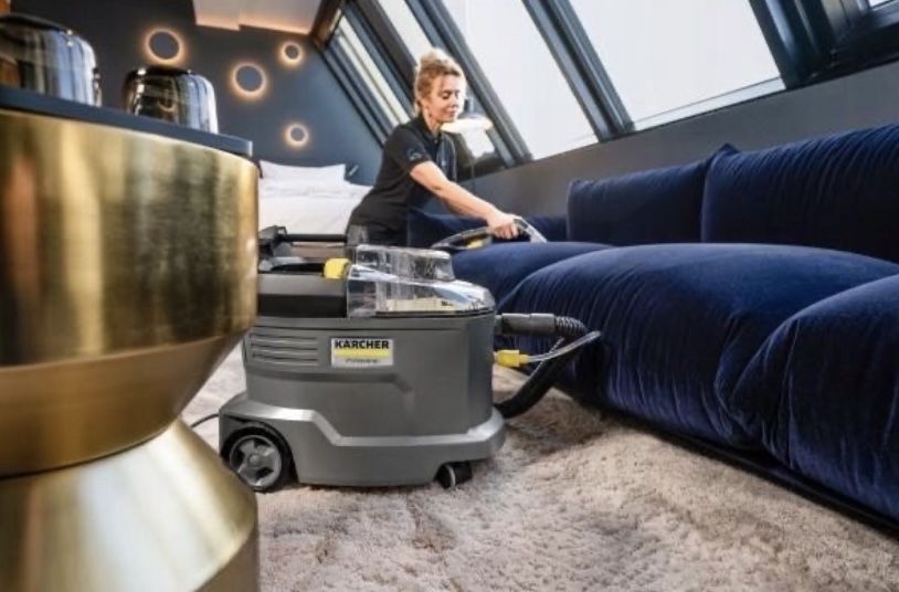 Karcher puzzi 8/1c с Австрии 1380 ват  пылесос 2025 для химчистки