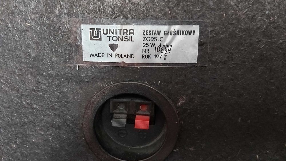 kolumny unitra tonsil  zg 25 c (4 ohm)