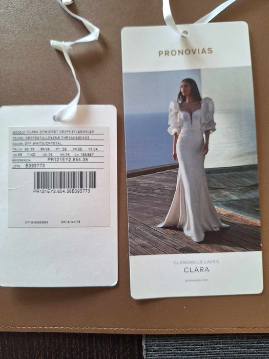 Suknia ślubna PRONOVIAS + jedwabny welon