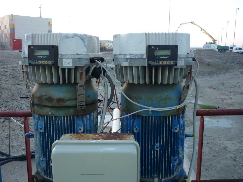 Estação de pressão hidráulica para obras ou agricultura