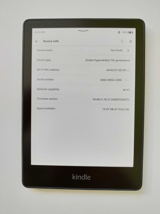 Рідер Kindle Paperwhite 11 6.8" 16Гб тепла підсвітк