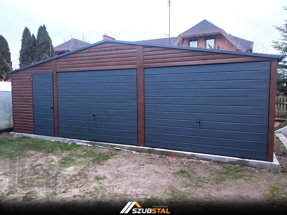 Garaż blaszany 6x5 6x5,80 6x6 PRODUCENT seria Premium Line