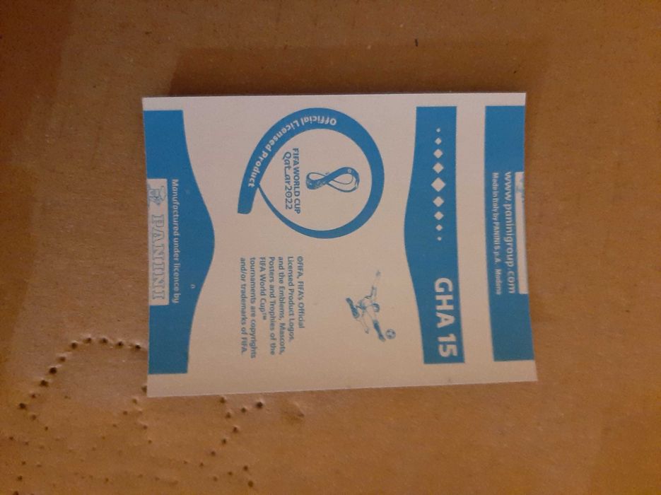 Cromos da Panini mundial 2022 com defeito Rarissimos