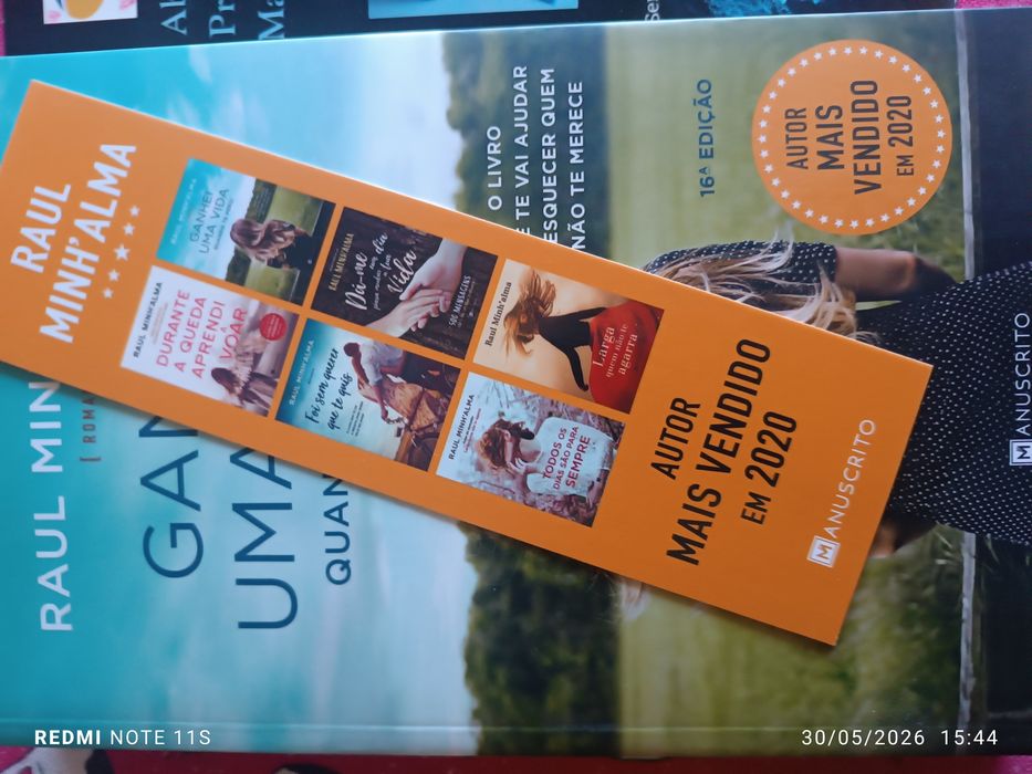 Livro novo do Raul Minh'alma ganhei uma vida