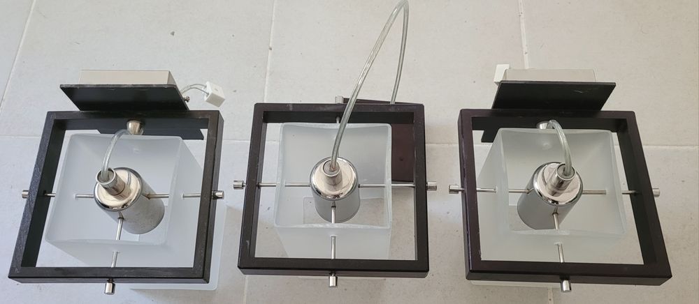 Lampy kinkiety ścienna Alfa szkło mleczne prostokąt