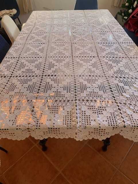 Toalha em Crochet