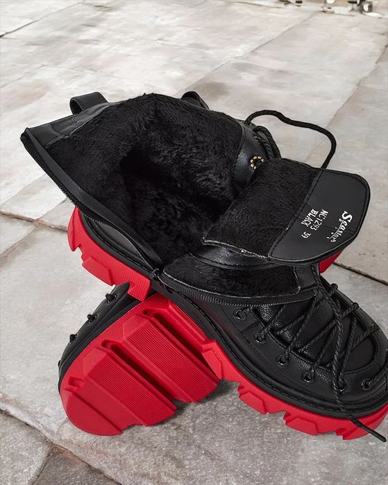 36 37 38 botki 39 40 41 workery glany sznurowane wiązane na platformie