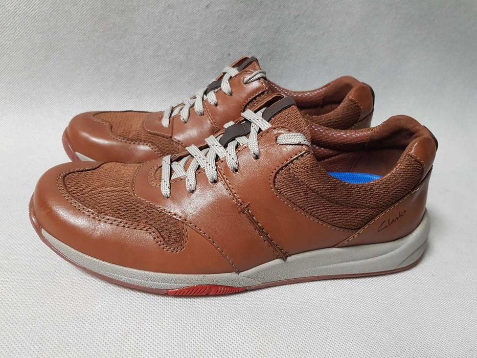 CLARKS - LANGTON RACE / Sneakersy 41 - 26 cm Nowe - ^